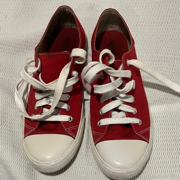 Mossimo Supply Co. Shoes - Mossimo Supply Co. Red Canvas Slip-Ons